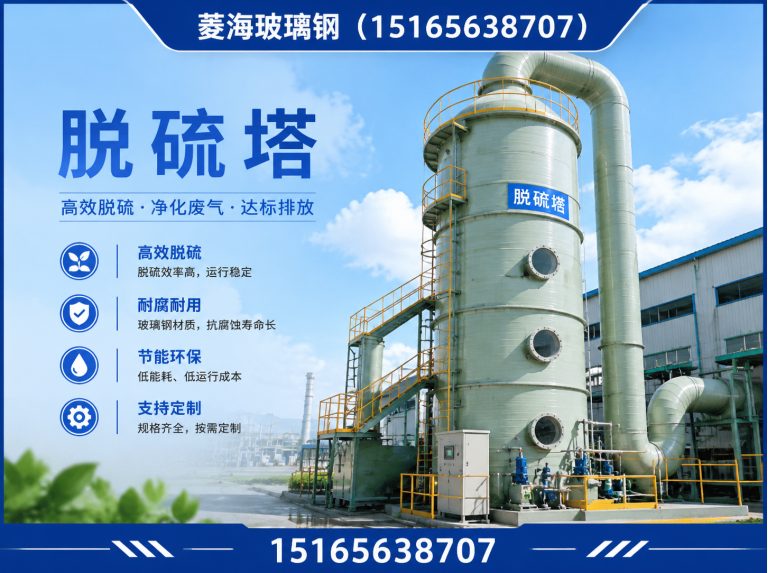 潍坊滨海经济技术开发区玻璃钢冷却塔展示图